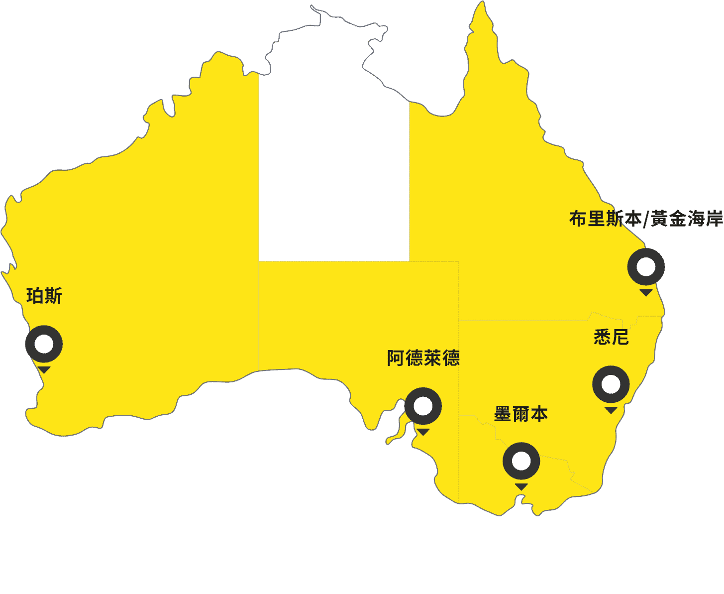 澳洲地圖 Australia Map